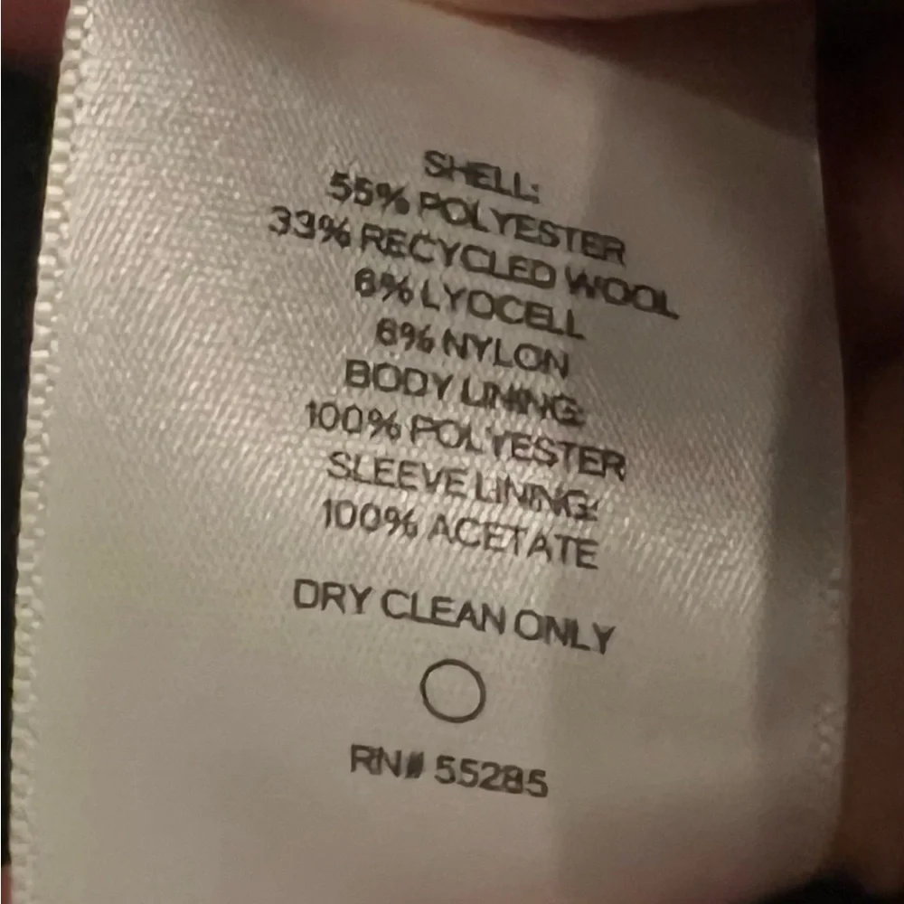 Express Brand New Men's Black Wool-Blend
Overcoat. Size Medium - Picture 13 of 16